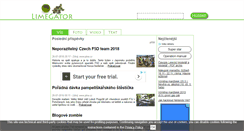 Desktop Screenshot of limegator.cz