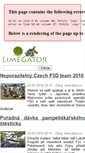 Mobile Screenshot of limegator.cz
